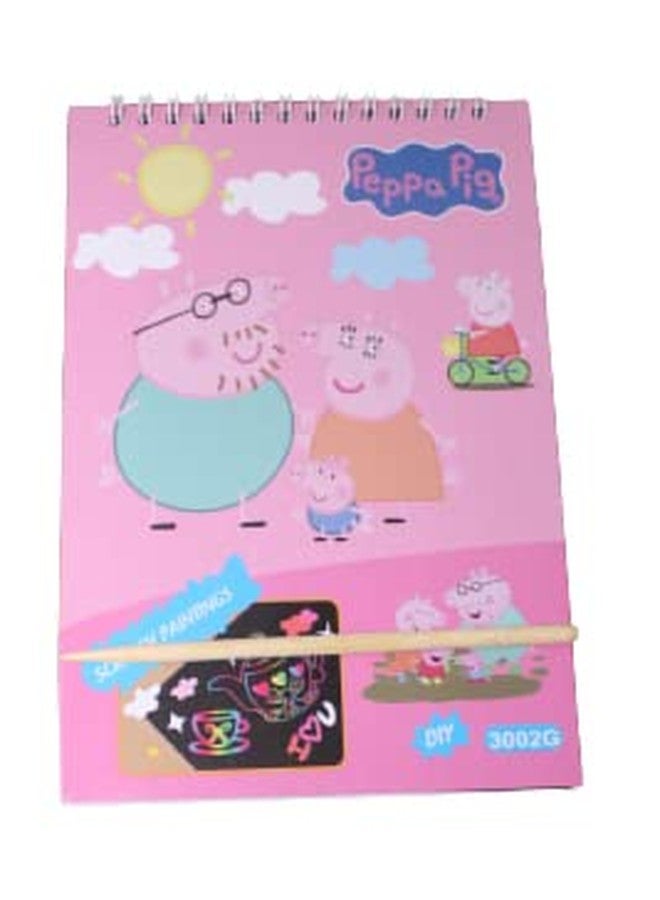 Anushil Kids Magic Scratchbook Notebook - Magical Drawing Book - Sketch Scratch Paper Note Drawing Educational Book+Wooden Pencil (Pack of 2) - Image 4